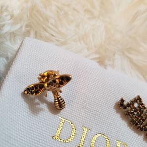 Dior mismatch earrings